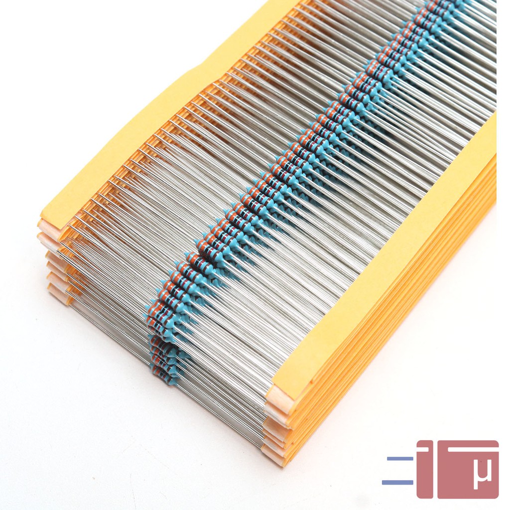 x10 Resistor 33K 1/4W Metal Film 1% Taiwan Kaki Tembaga