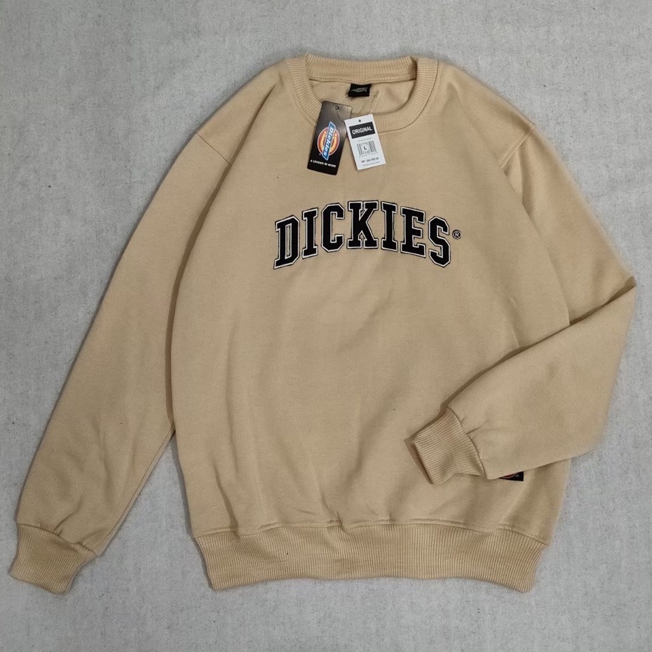 COD/Sweater Crewneck Dickies Bordir/Crewneck Pria wanita Terbaru/Sweater Crewneck Murah/Sweater Dick