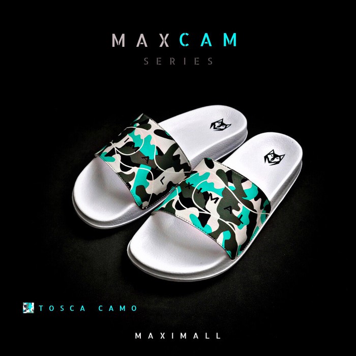 Unik Sendal Pria MaxCam White Series - 39 Terlaris