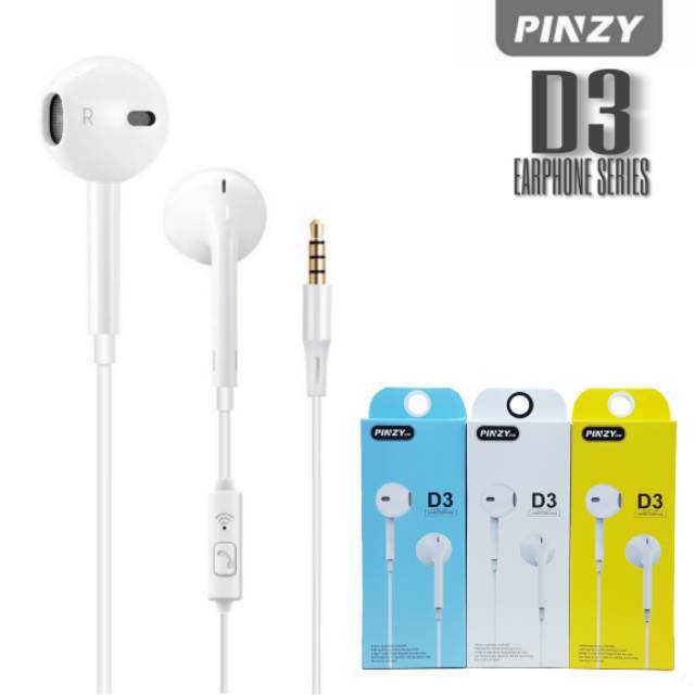 Headset Pinzy D3 Stereo / Handsfree Stereo Pinzy D3 Earphone Pinzy D3