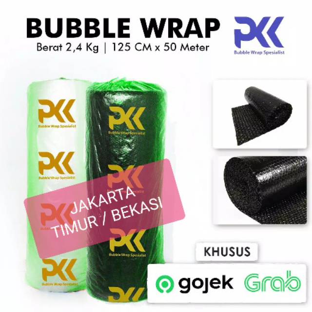 

Bubble Wrap Hitam/BUBBLE WRAP HITAM / BENING 2KG UKURAN 125CM x 50M