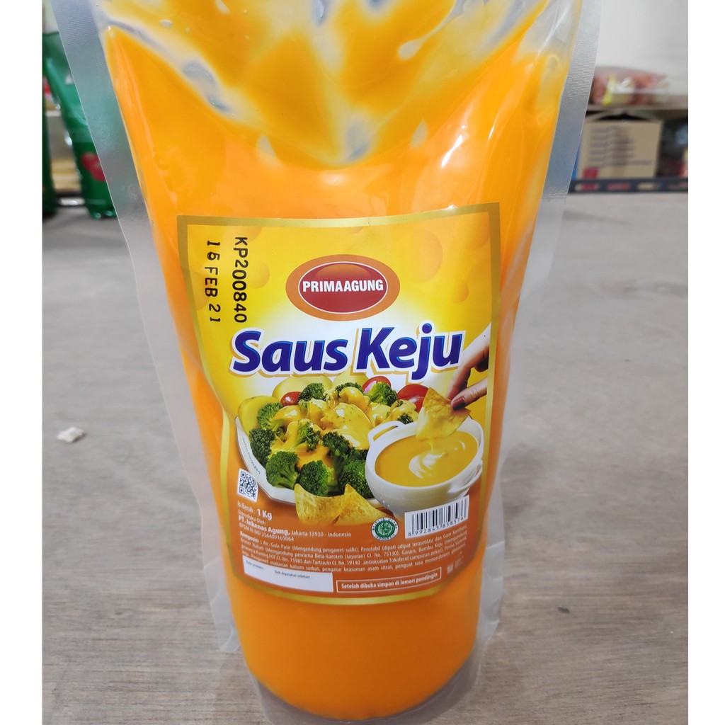 

Saus Keju Prima Agung 1kg dan 500gr Saos Keju Cheese Sauce