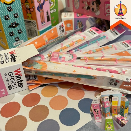 

Refill Pen Gel Motif Kartun Unik Viral Isi Ulang Pulpen 20pcs Refill Pulpen Gel Refill Ballpoint Gel (20pcs)