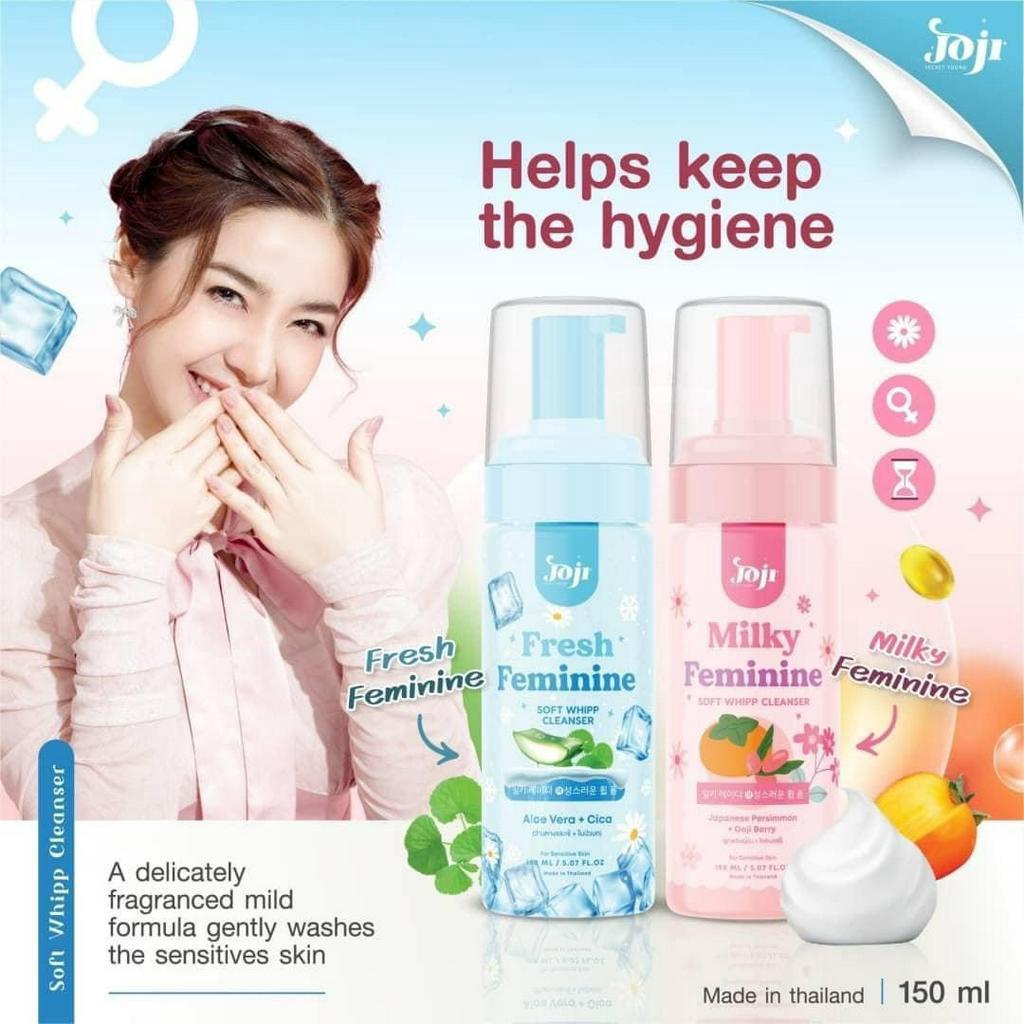 JOJI SECRET YOUNG FRASH FEMININE SOFT WHIPP 150ml THAILAND