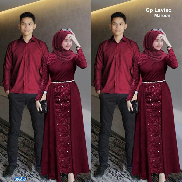 Sarimbit 67 Navy Baju Lebaran Keluarga 2021 Ww148 Cp Laviso Couple Muslim Gamis Wanita Mute Shopee Indonesia