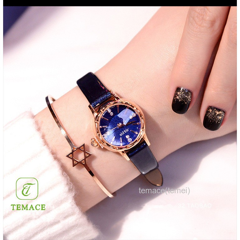 Gelang wanita korea titanium lapis emas 18k model diamond butterfly - 309#-4