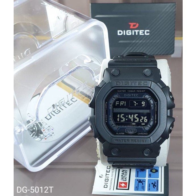 Jam Tangan Pria Digital Digitec Original DG-5012T Tahan Air Gratis Ongkir COD