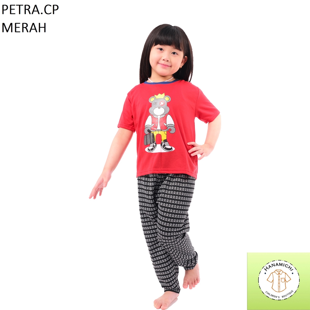 Hanamichi PETRA.CP Baju Tidur Anak Lengan Pendek