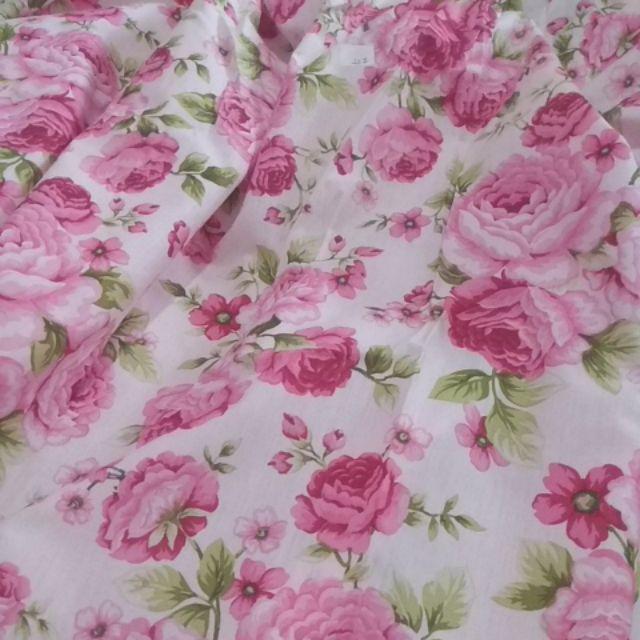 Sprei Anti Geser Katun Esra Motif Bonsai Garden Pastel │seprei Katun Esra Patchwork Motif Nadia