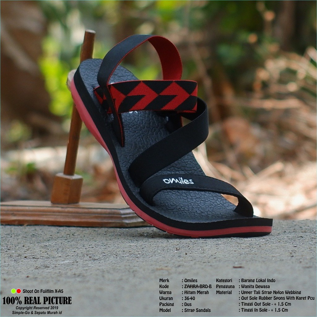 SANDAL GUNUNG WANITA OMILES ZAHRA 36-40.SENDAL OMILES