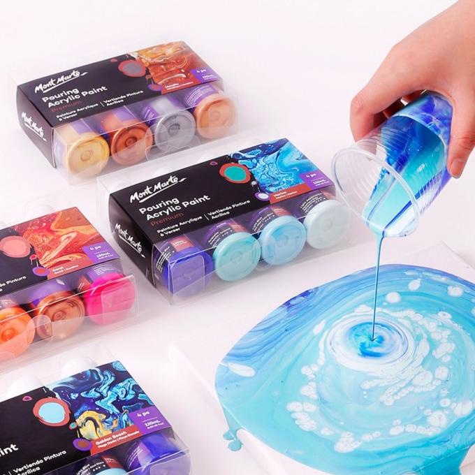 

MONT MARTE POURING ACRYLIC PAINT 240ML - DARK GREEN