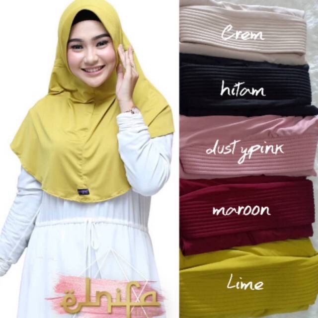 Jilbab serut elnifa jilbab serut Jokowi elnifascraf