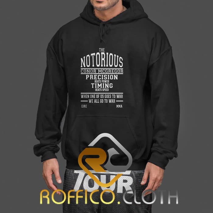 Jaket Hoodie Logo UFC Conor McGregor 02 - Roffico Cloth