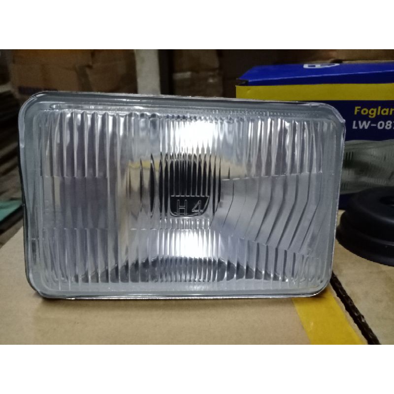 Batok Lampu / Cangkang Fog lamp Mobil Segi Kecil Lowin LW-087