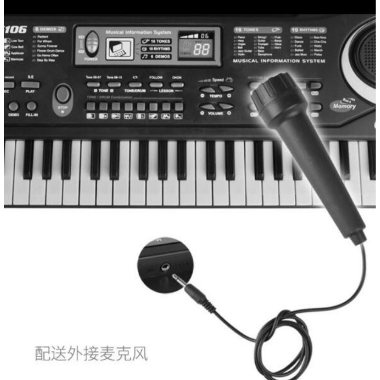 PIANO ANAK DIGITAL LEKTRONIK KEYBOARD 61 KEYS