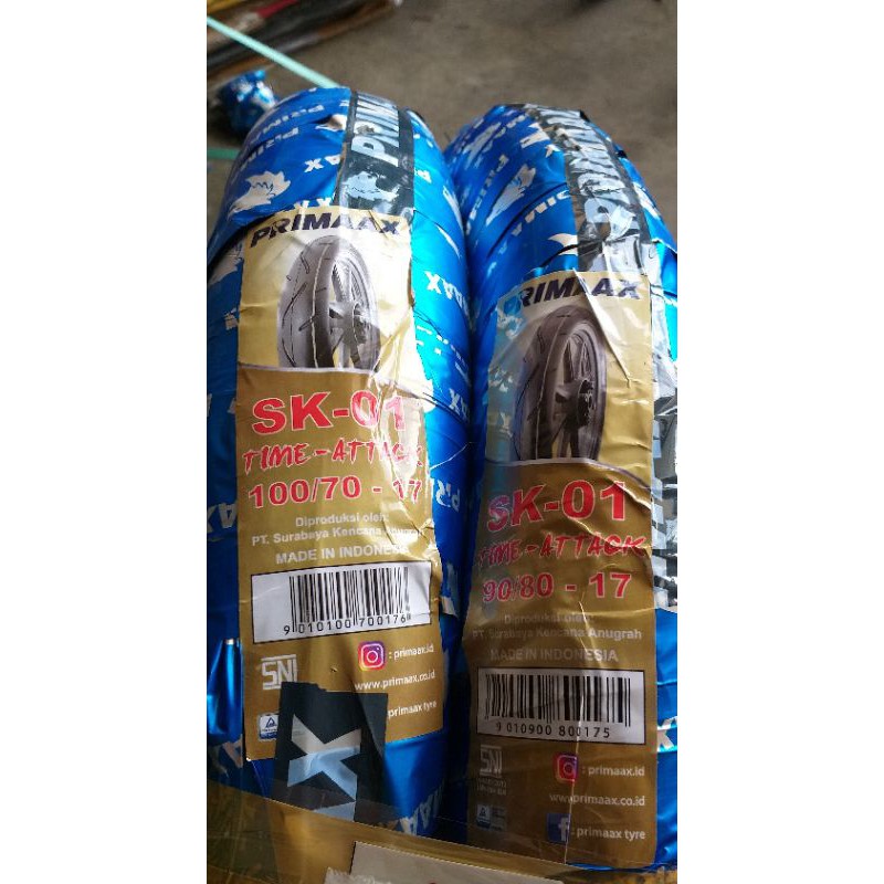 Ban Primax SK 01 90/80-17+100/70-17 SK01 Depan+Belakang