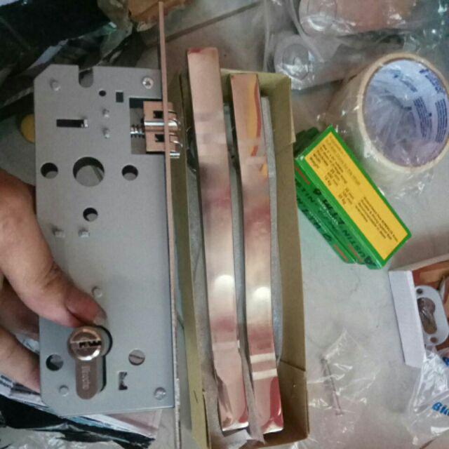 Paket Handle Pintu Stainless 25cm 1set + Body Pelor Promo Termurah