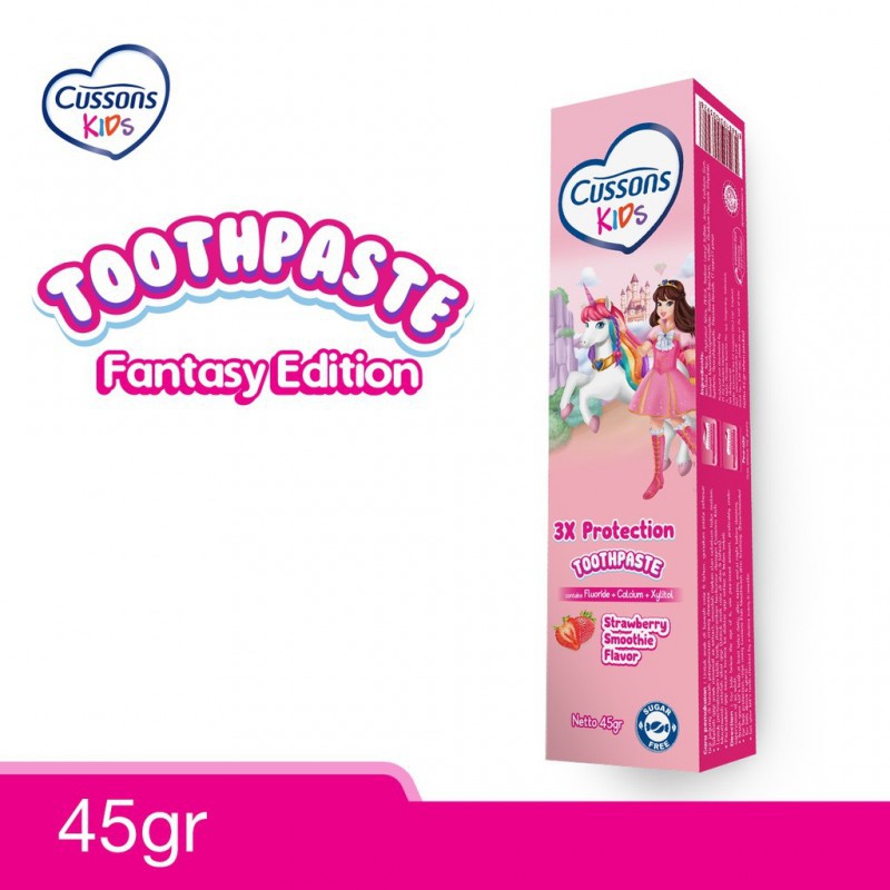 Cussons Kids Toothpaste Strawberry 45 gr / Pasta Gigi Anak