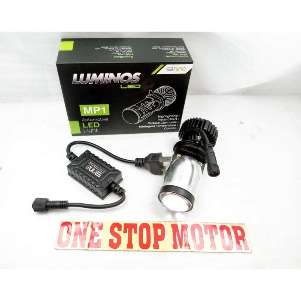 LAMPU LED H4 H6 H7 LUMINOS MP1S MINI PROJI MOTOR MOBIL