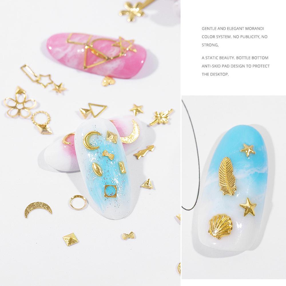 R-flower Metal Nail Rivet Aksesoris Perhiasan DIY Stiker