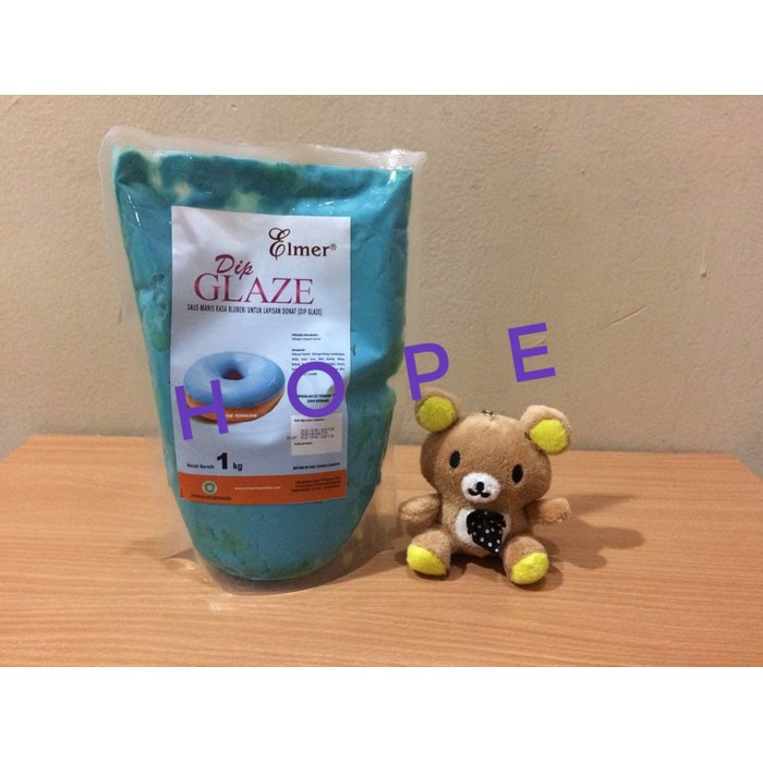 

Elmer Dip Glaze Blueberry 1 kg original packing pabrik