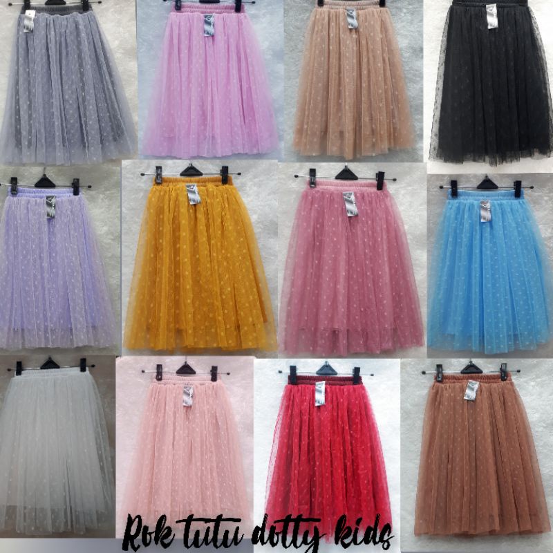 ROK TUTU ANAK MOTIF AIR MATA IBU-- ROK TUITU KIDS PEREMPUAN--ROK TUTU KIDS POLKADOT USIA 1-5 TAHUN