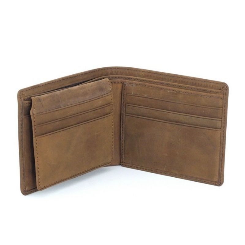 Dompet Kulit Asli BCH Terbaru Desain Klasik Vintage Crazy Horse Leathers