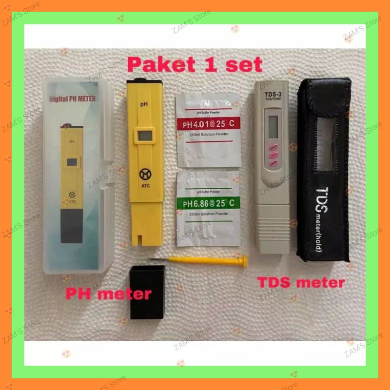 Sepakat  TDS Meter dan PH meter Komplit COD