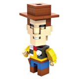 HSANHE BLOCK 6317 Action Figure Cube Nano Micro World Series Sheriff Woody