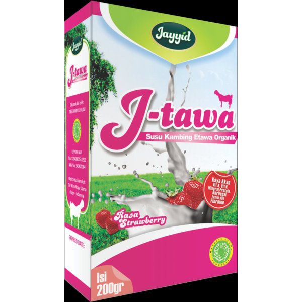 

Susu Kambing Etawa J-Tawa Jayyid Rasa Strawberry. Susu Kambing Lezat. Nutrisi Lengkap