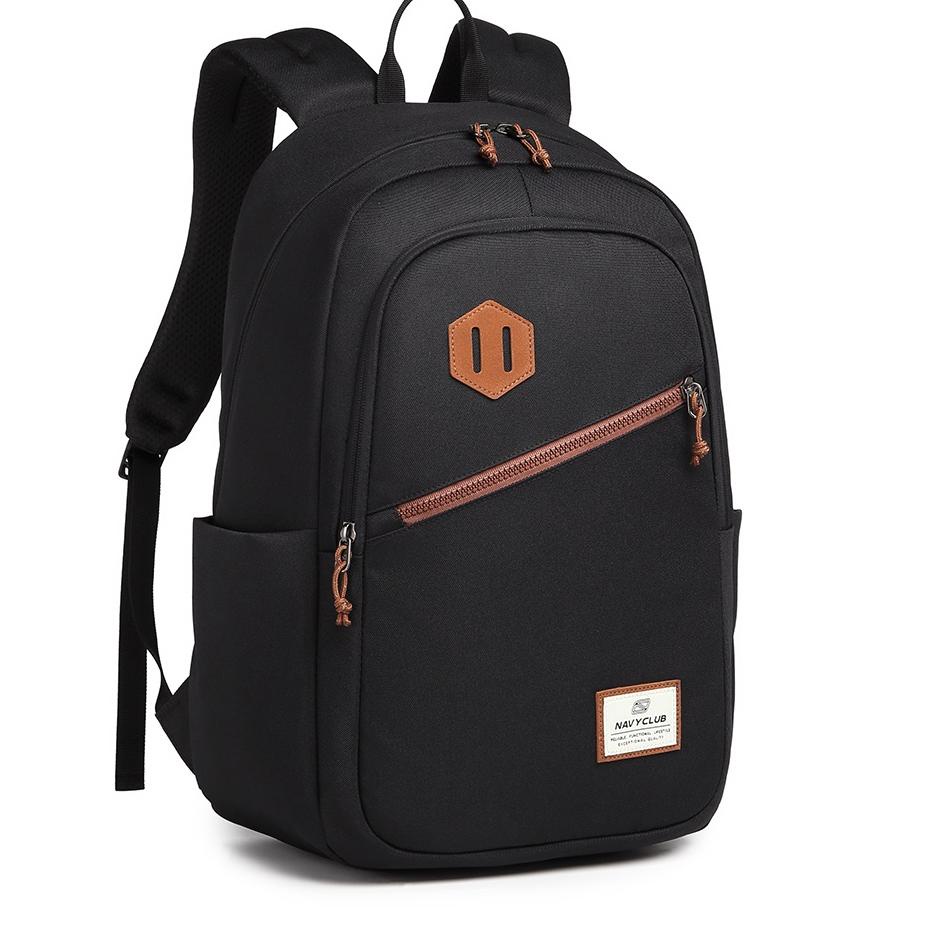 ㅉ Navy Club Tas Ransel Kasual HCA - Tas Ransel Pria Tas Ransel Wanita Tas Punggung - Backpack Daypac