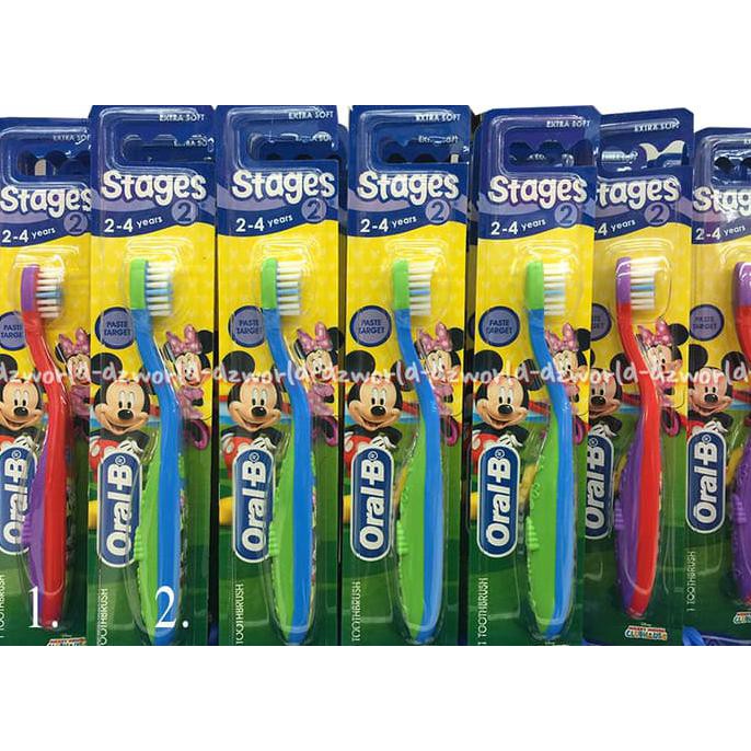 Jual Sikat Gigi Anak Oral-B Stages 2-4 Tahun | Shopee Indonesia