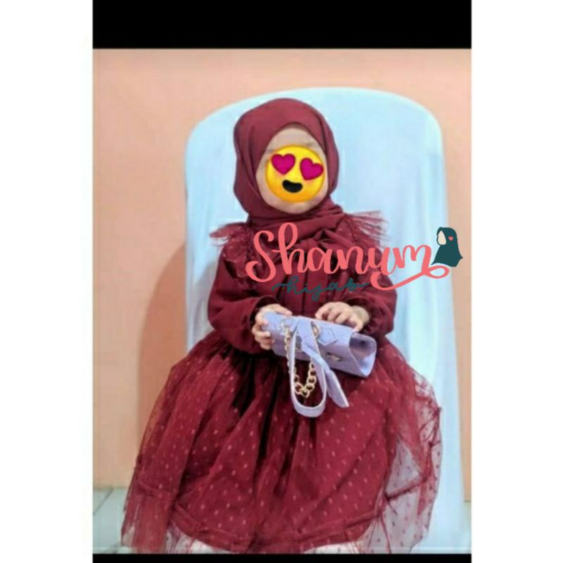 gamis anak/gamis bayi/gamis couple ibu dan anakt