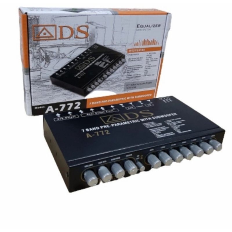 Parametrik Equalizer PreAmp Audio Parametrik ADS 772