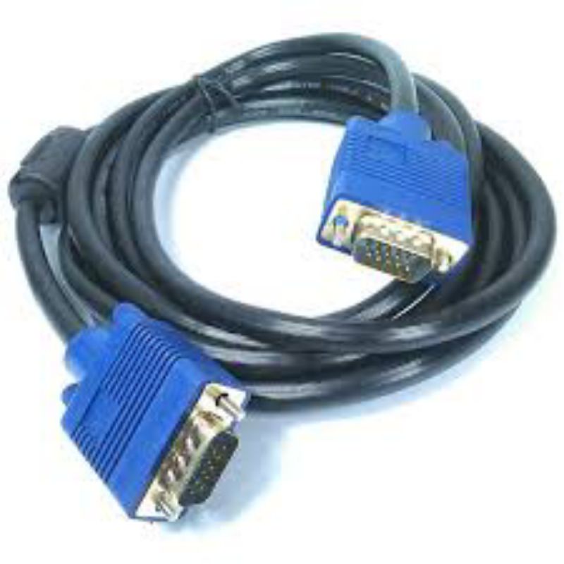 kabel vga 1,5m, 3m, 5m random merek sesuai dengan stok