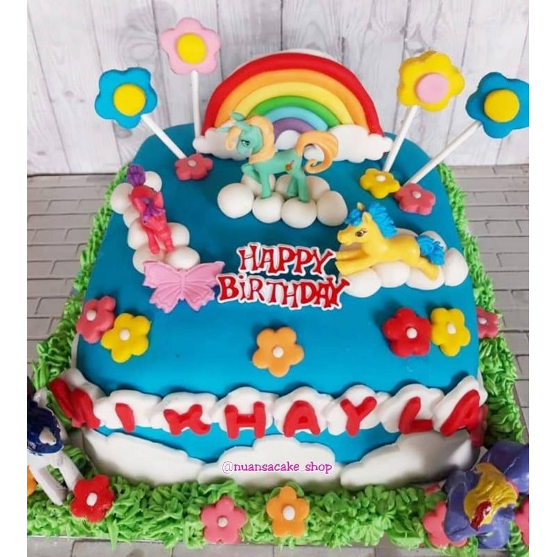 

KUE ULANG TAHUN LITTLE PONY / CAKE ULTAH KUDA PONY / KUE TART