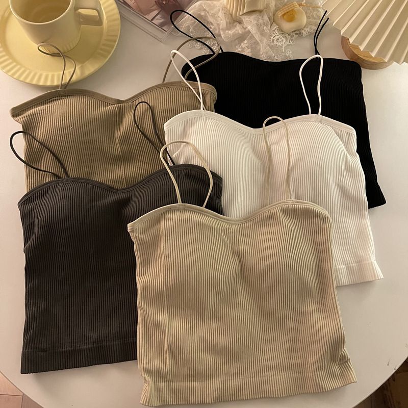 [ LINGERIE MASTER ] - (B-47) TANK TOP KOREAN STYLE FASHION WANITA TANKTOP WOMAN PREMIUM-3