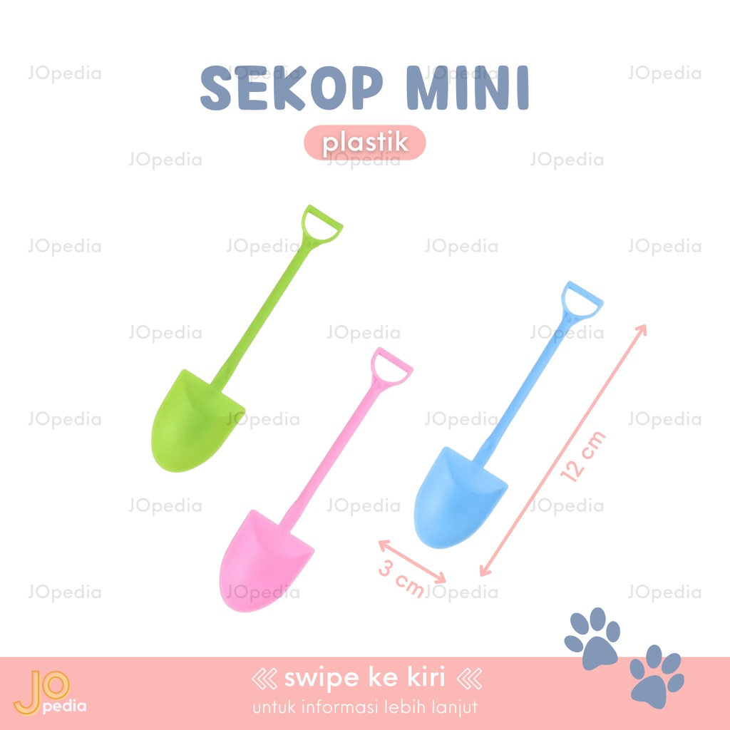 SEKOP MINI Makanan Hamster Serokan Kandang Serok Pup Poop Sugar Glider