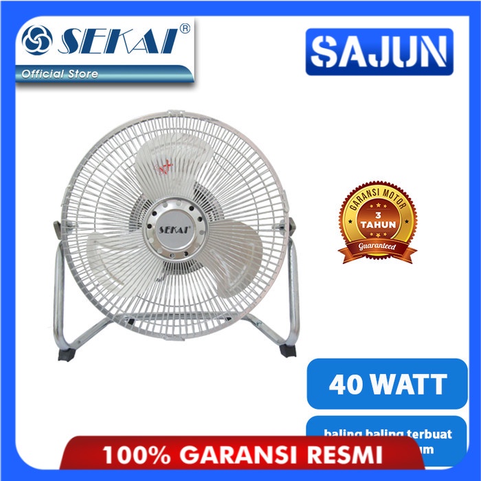 SEKAI Metal Floor Fan 10 Inch HFN1050 Kipas Angin Lantai HFN 1050