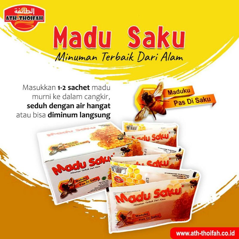 

MADU SAKU MADU MURNI SACHET ISI 12