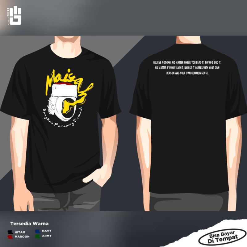 KAOS SANTRI MAIYAH CAKNUN PLURALISME JANCUKERS PUNOKAWAN REBORN DISTRO SUJIWO TEDJO - BAJU DAKWAH IS