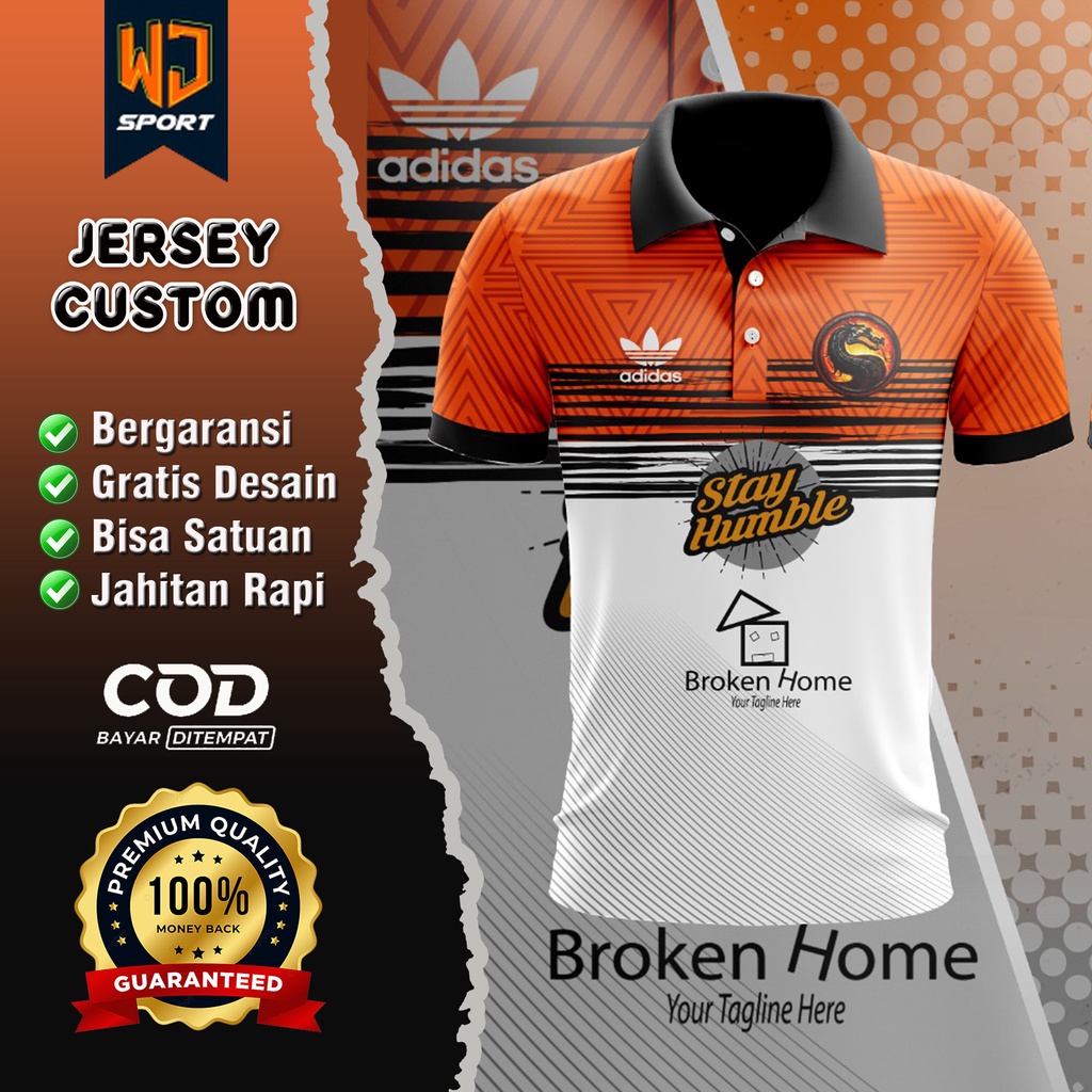 Jersey Futsal lengan pendek Sepak Bola Printing Custom Murah Setelan Lengan Panjang Sepeda Gowes Tra