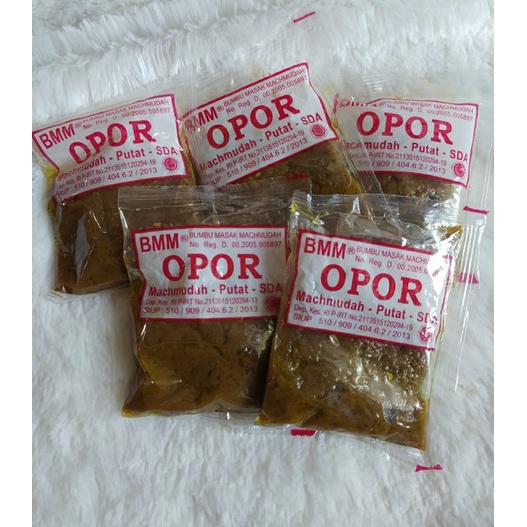 

Bumbu OPOR Masak Instan BMN / BMM OPOR Mahmudah