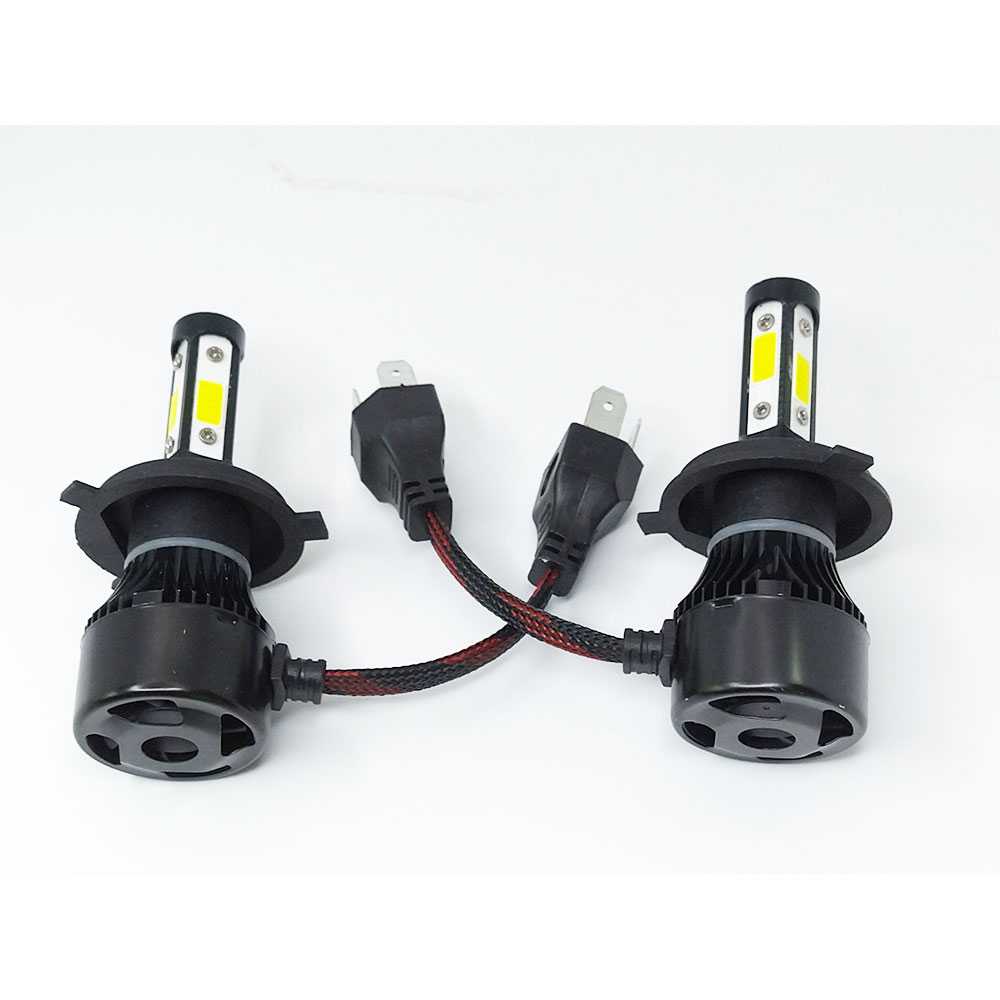 Lampu Mobil LED COB Headlight H4 Cool White 2 PCS