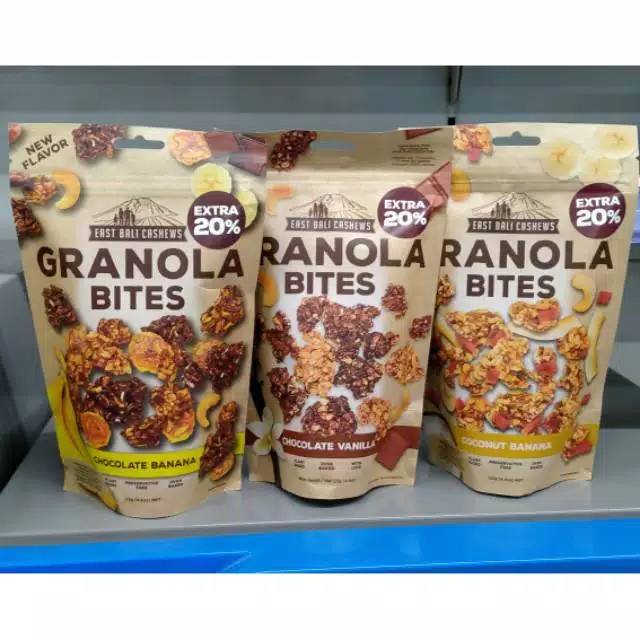

EAST BALI CASHEWS GRANOLA BITES 125gr EXSTRA 20%