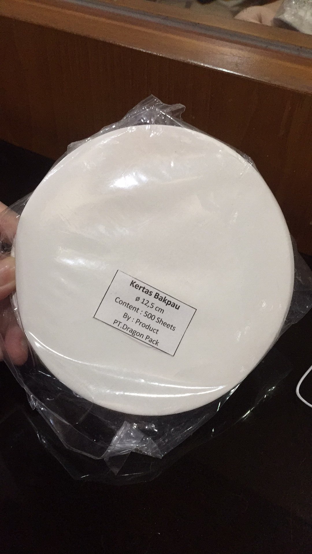 Kertas Bakpau Alas Bakpao Diameter 12.5cm Isi 500 Lembar