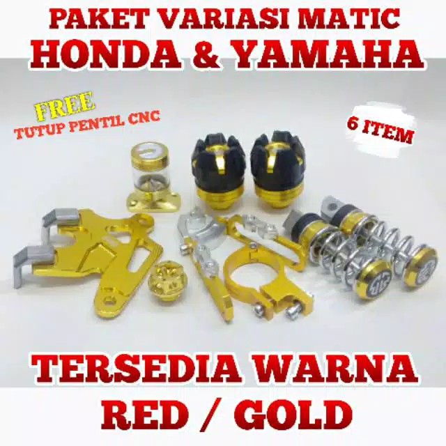 AKSESORIS VARIASI MOTOR MATIC HONDA DAN YAMAHA MIO BEAT VARIO SOUL FINO XEON SCOOPY