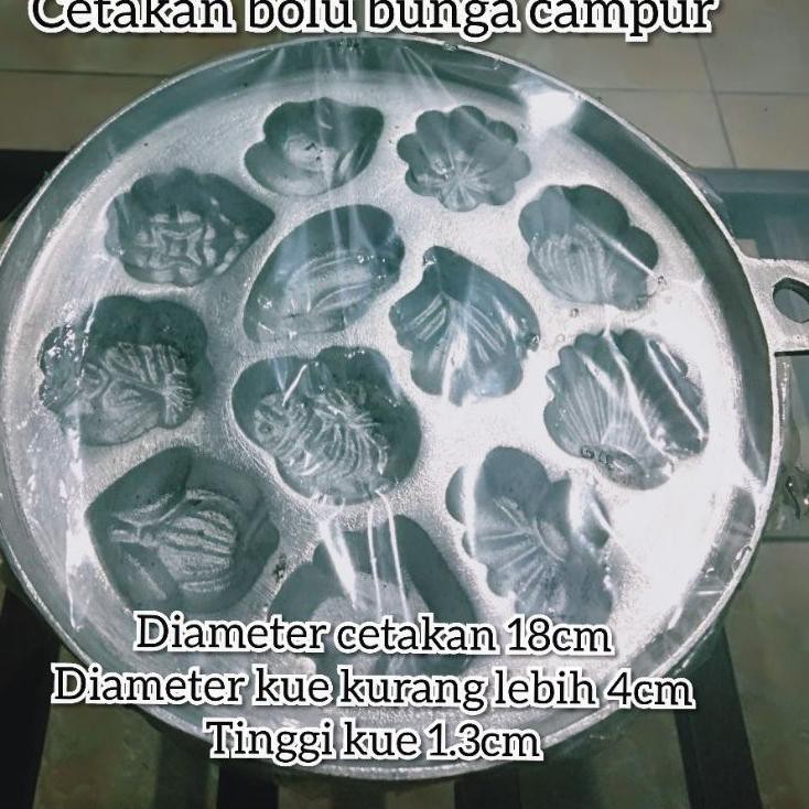 V6D3 Cetakan bolu jadul Cetakan kelemben cetakan kue ketapang  sutil mini bolu melati bolu kerang Re