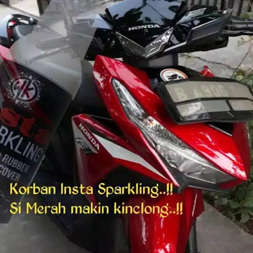 Sekali Oles Motor Anda langsung Kingclong Instan Sparkling Pengkilap Motor Pengkilap Mobil