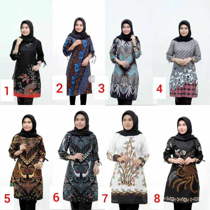 Batik Tunik Shibori Jumputan Terbaru Size S-3l /